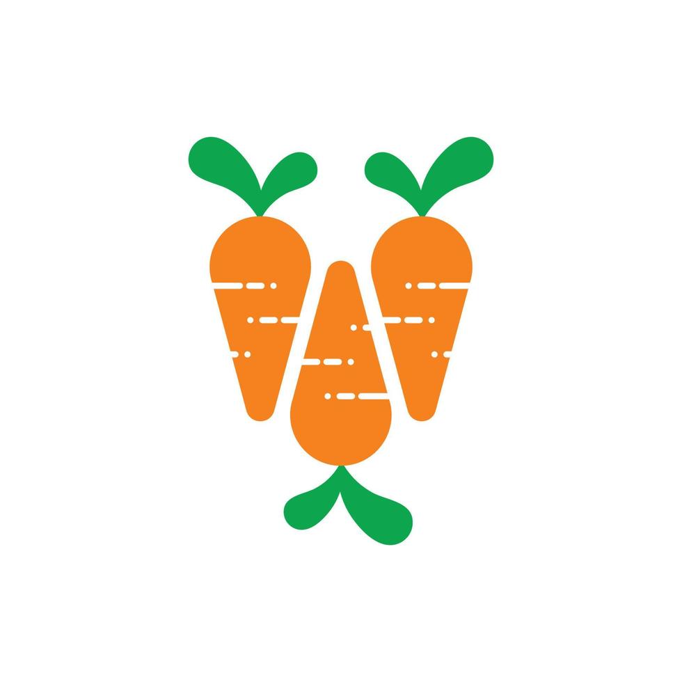 carottes groupe symbole logo vecteur