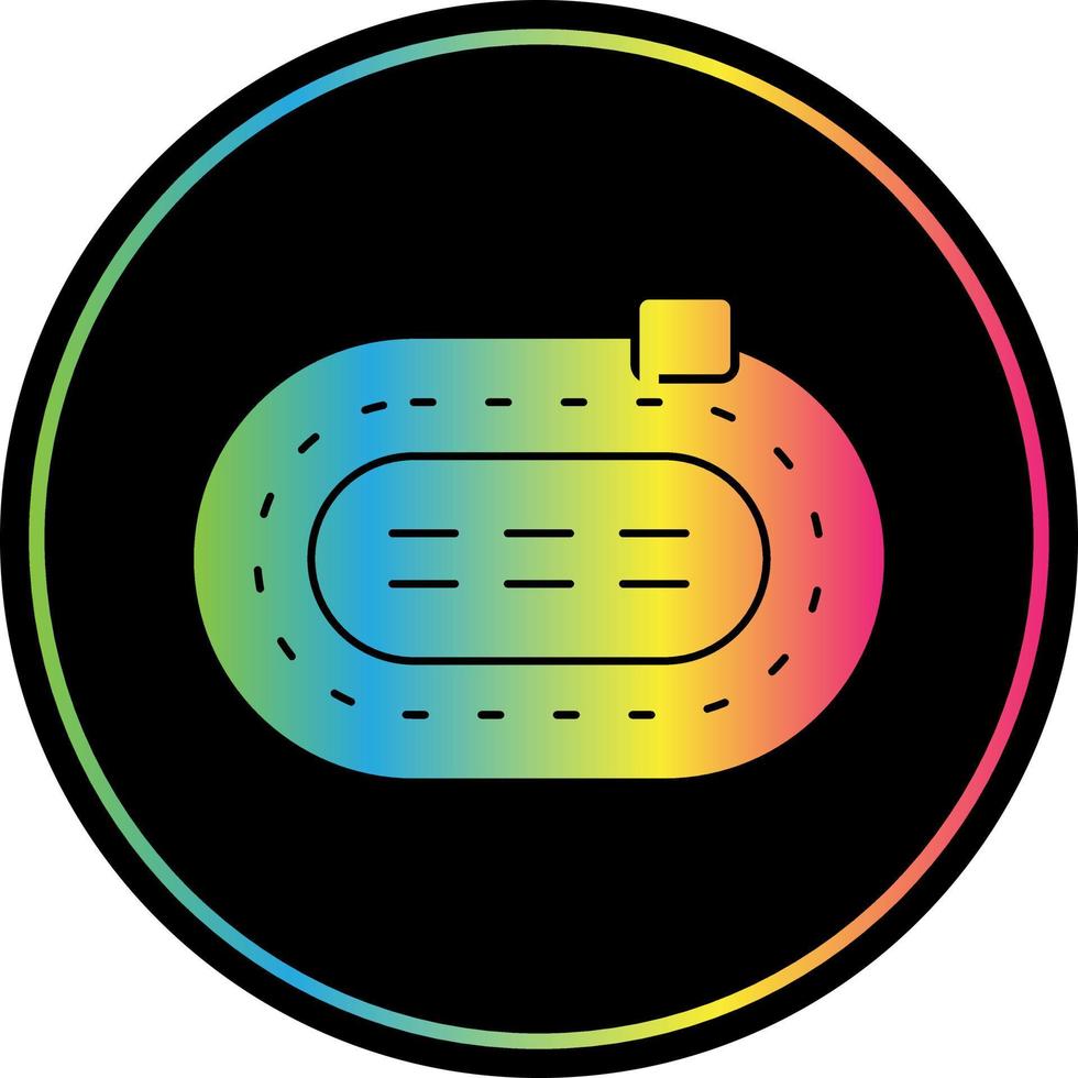 conception d'icône de vecteur de piste de course