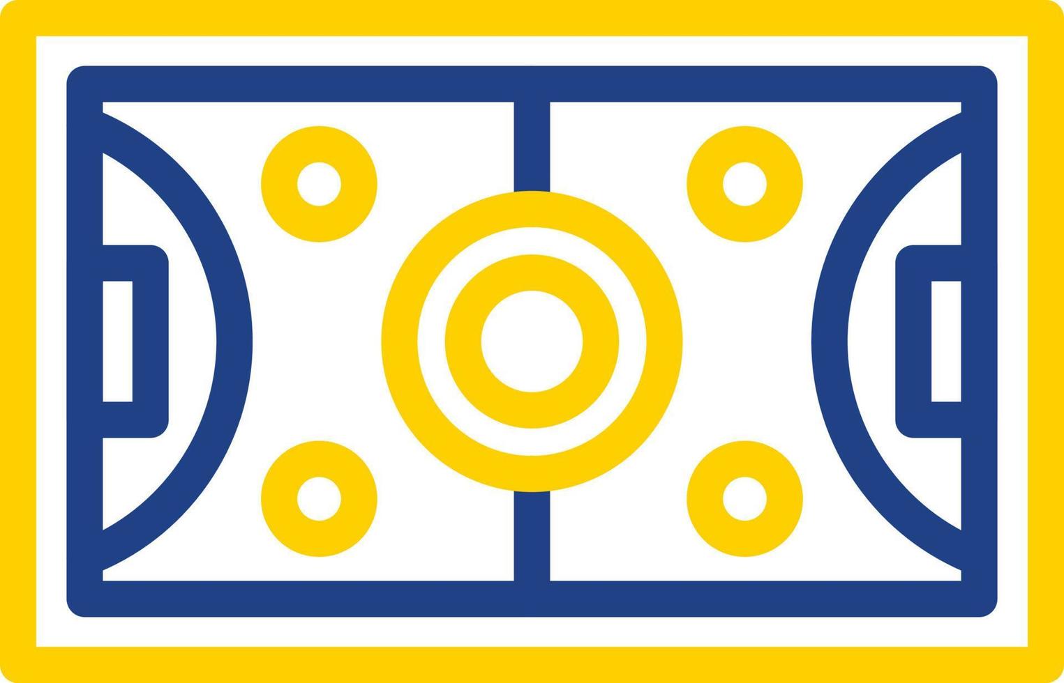conception d'icône de vecteur de terrain de hockey