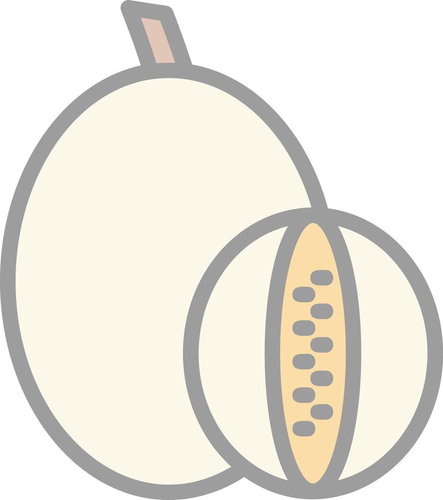 conception d'icône vectorielle melon vecteur