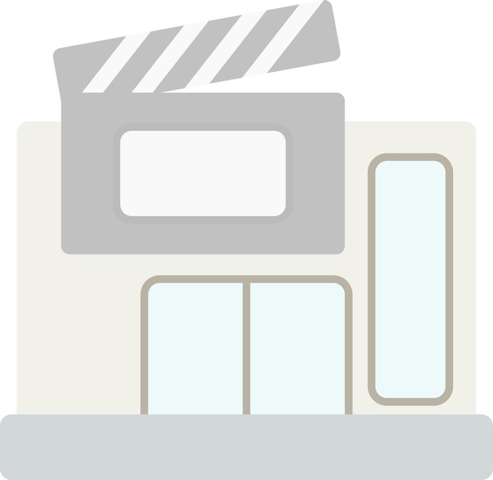 conception d'icône vectorielle de studio de cinéma vecteur
