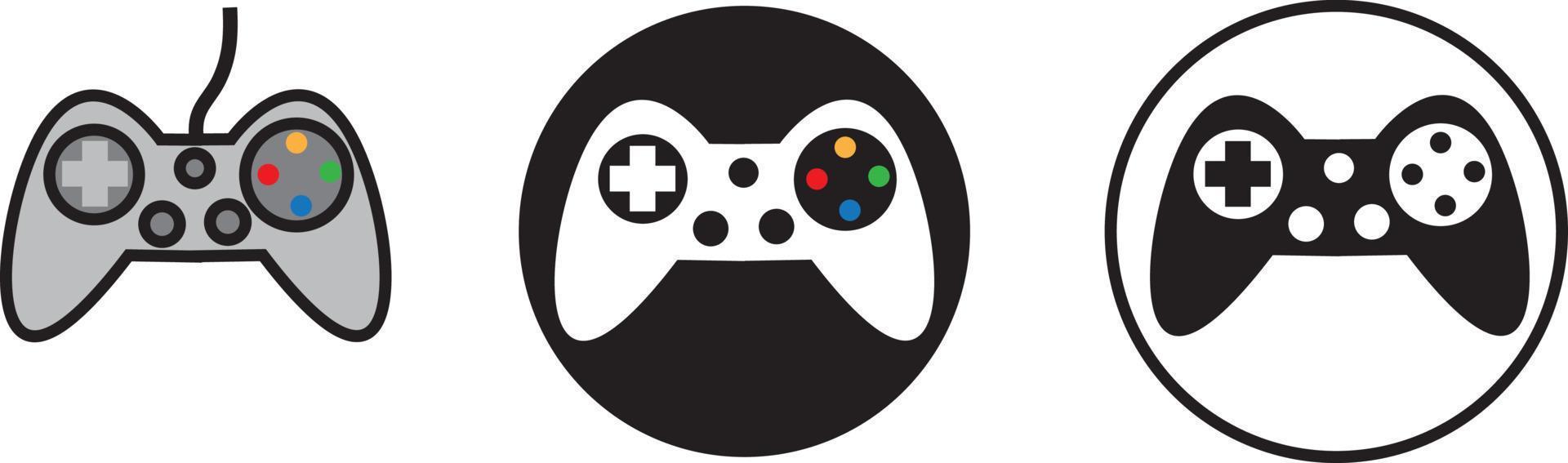 symbole de signe d'icône de console de jeu, illustration vectorielle vecteur