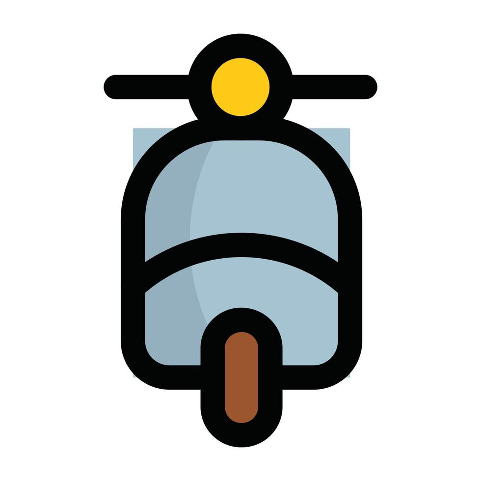 concepts de vespa à la mode vecteur