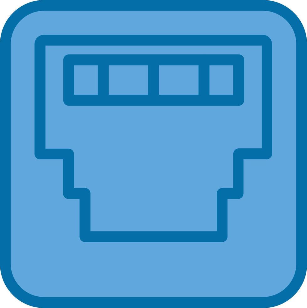 conception d'icônes vectorielles ethernet vecteur