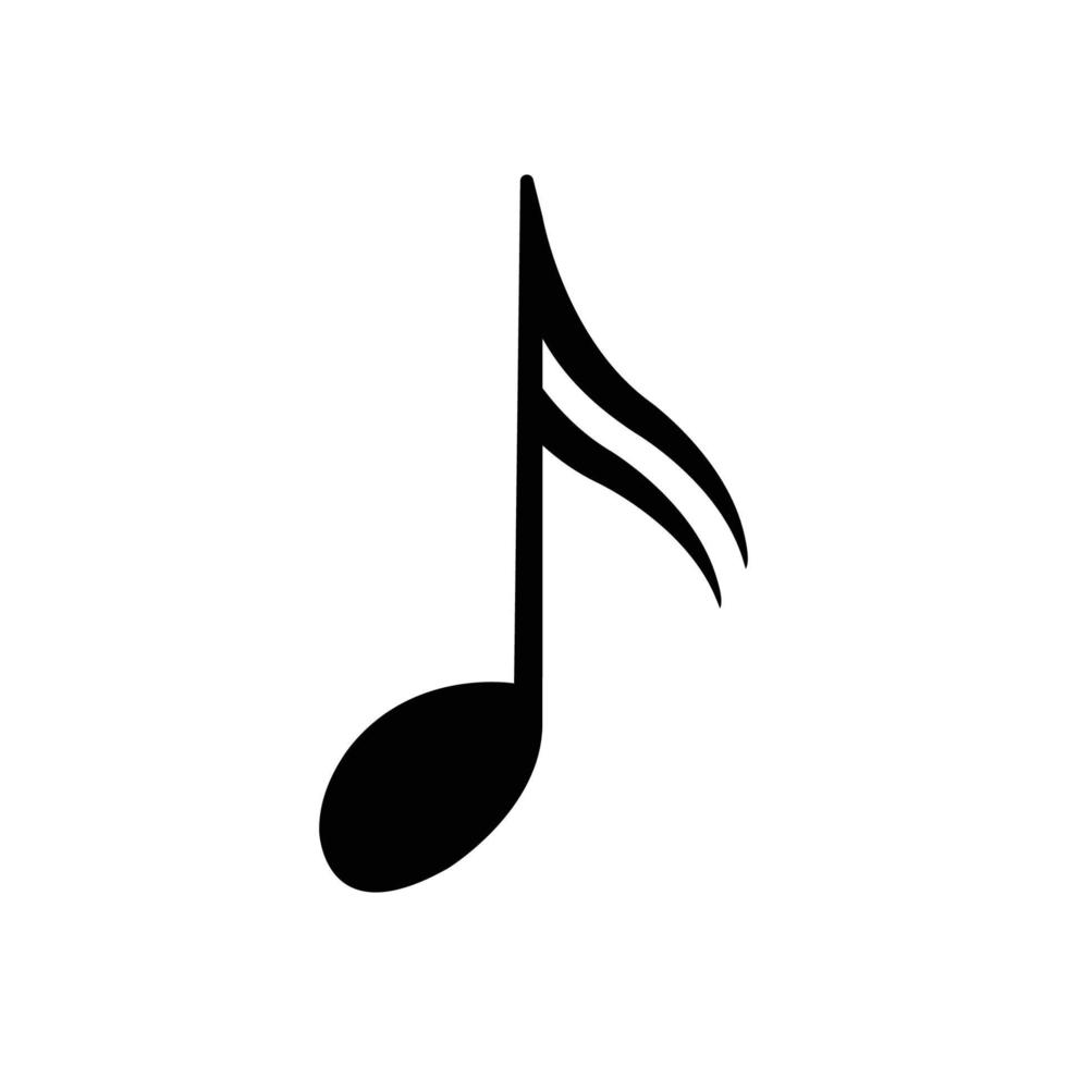 logo note de musique vecteur