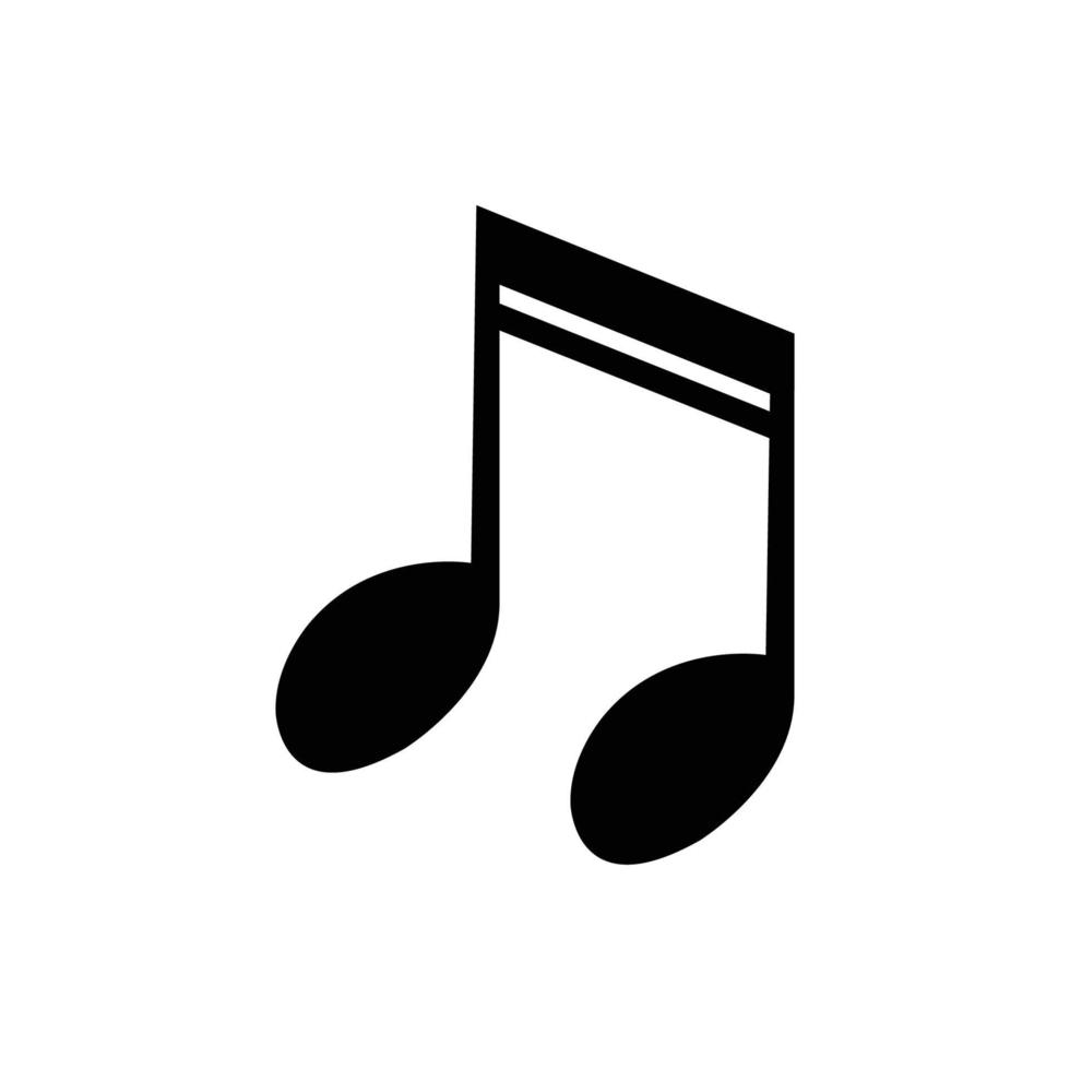 logo note de musique vecteur