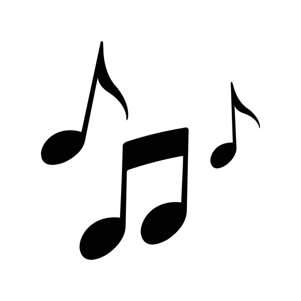 logo note de musique vecteur