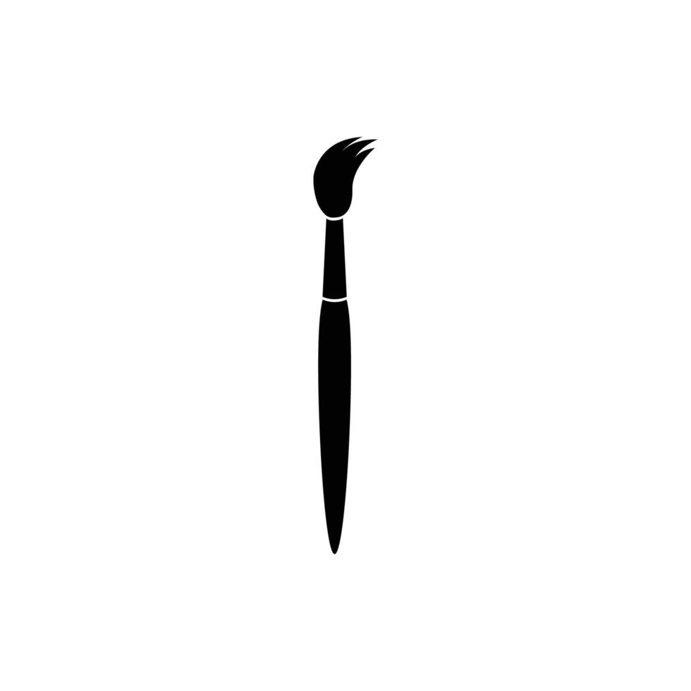 logo de l'outil pinceau vecteur