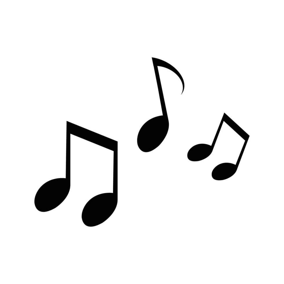 logo note de musique vecteur