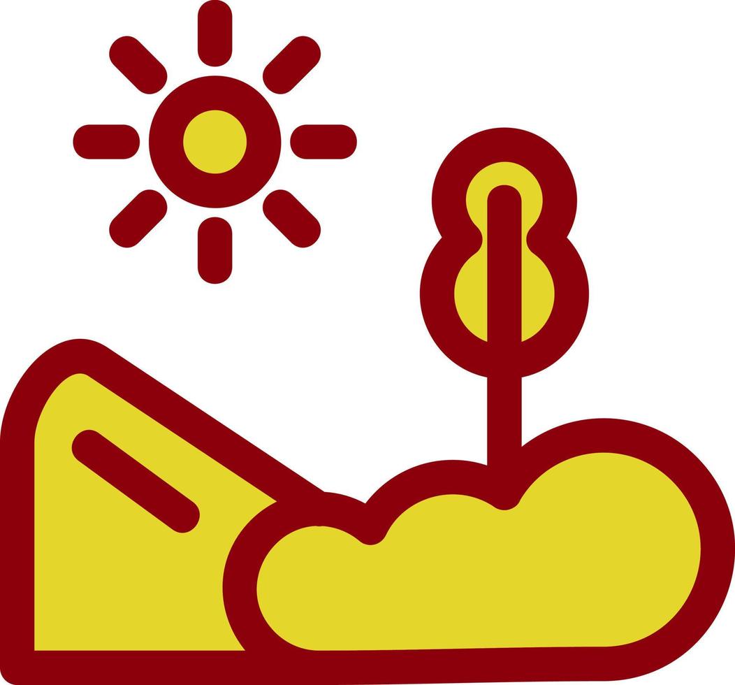 icône de glyphe de paysage agricole vecteur
