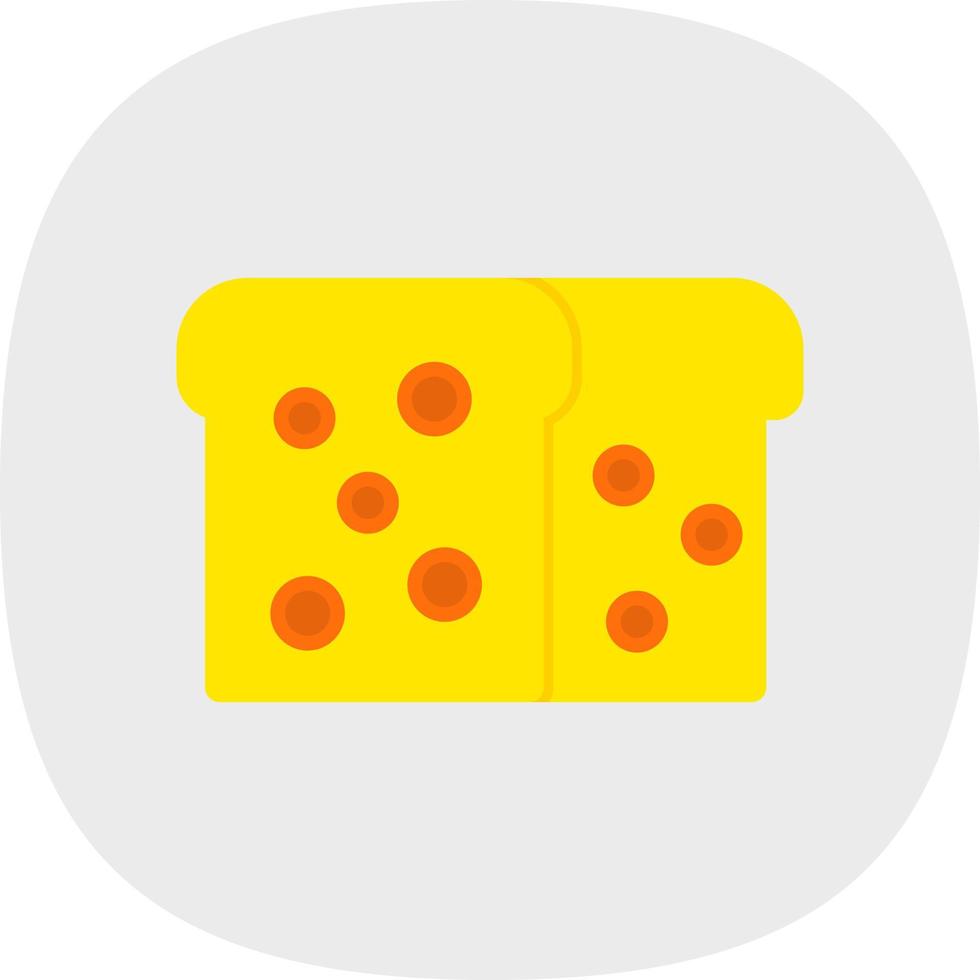 conception d'icône de vecteur de pain aux bananes