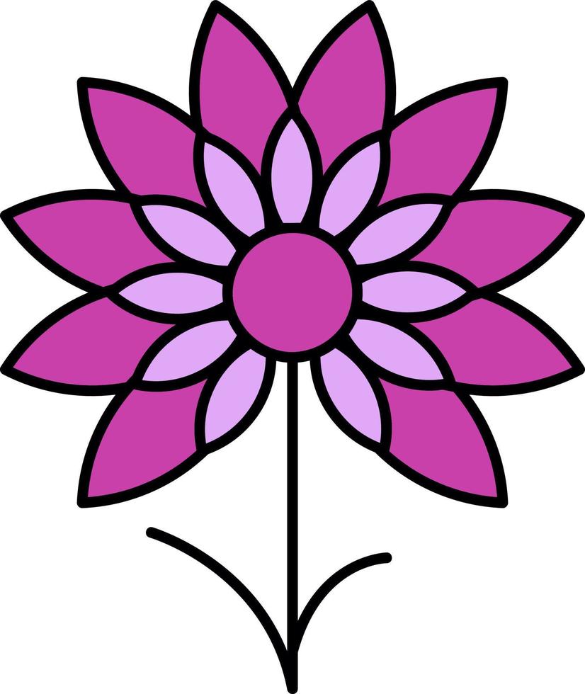 icône de fleurs de ciboulette vecteur