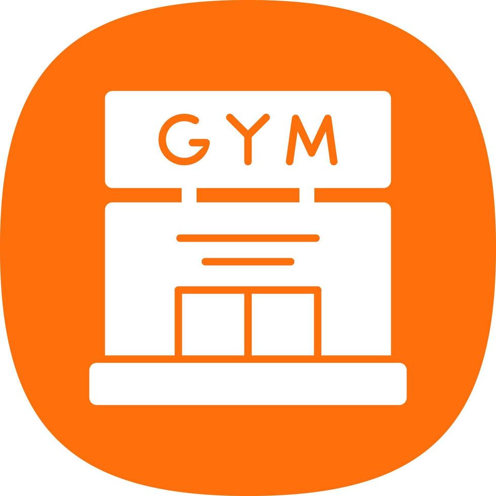 conception d'icône de vecteur de gym