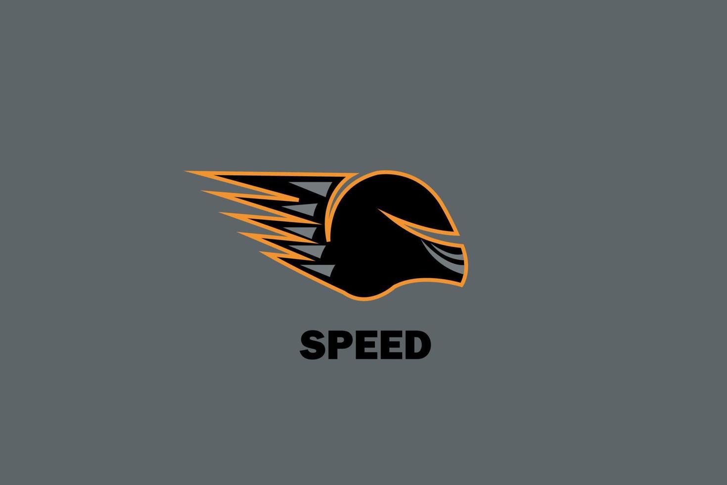 création de logo créatif de motard 2023 vecteur