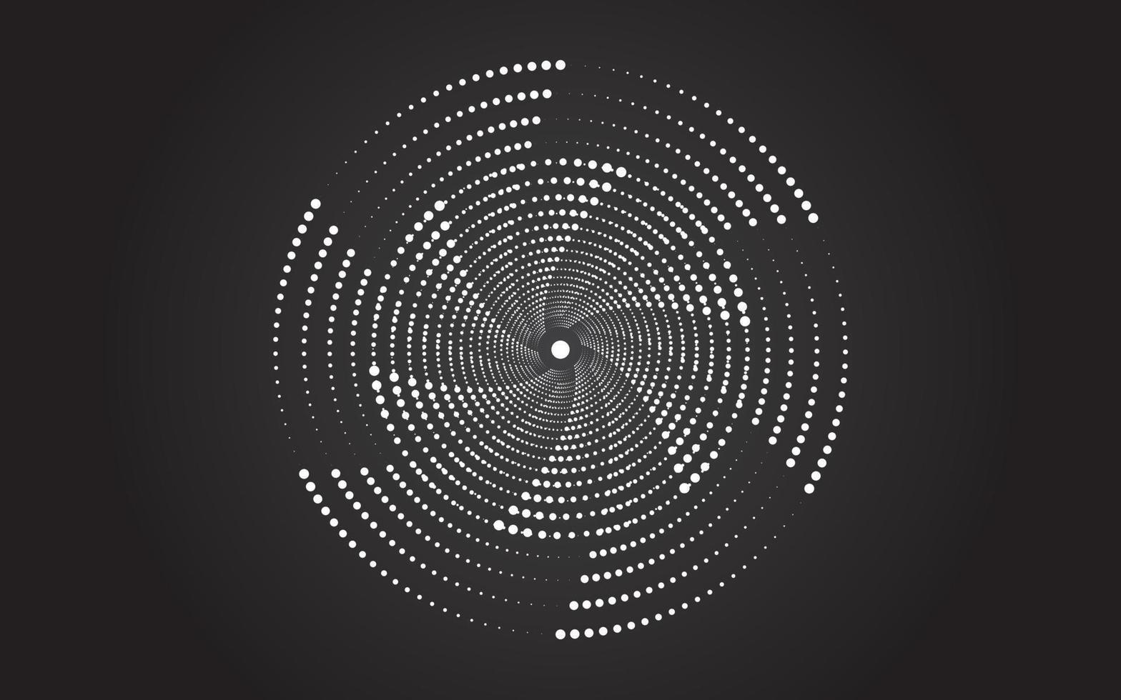 conception de vecteur de motif géométrique de cercle abstrait, illustration abstraite 3d