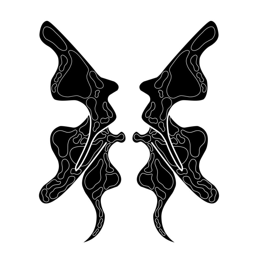 tatouage tribal papillon vecteur libre