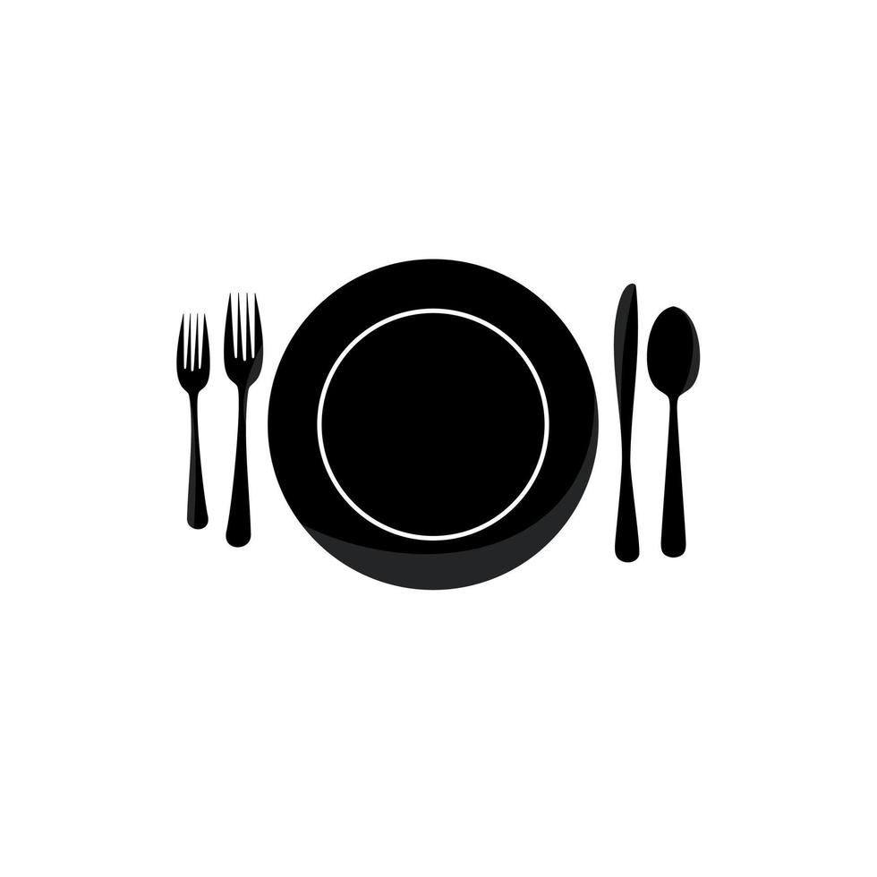 incroyable couteau, cuillère et fourchette image graphique icône logo design abstrait concept vecteur stock. peut être utilisé comme symbole lié à la nourriture ou aux outils