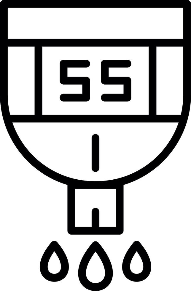 conception d'icône vectorielle de bilan de glucose vecteur