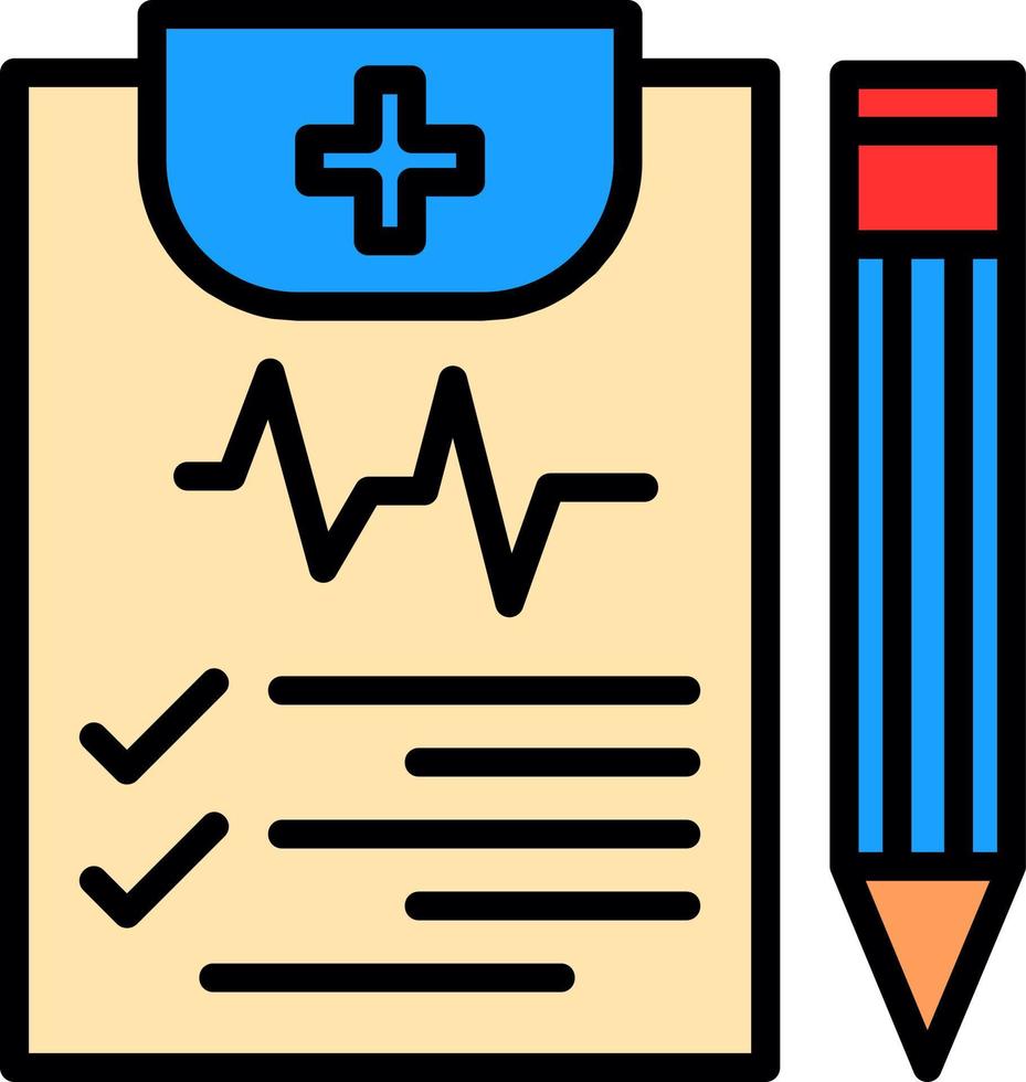 conception d'icône de vecteur de diagnostic