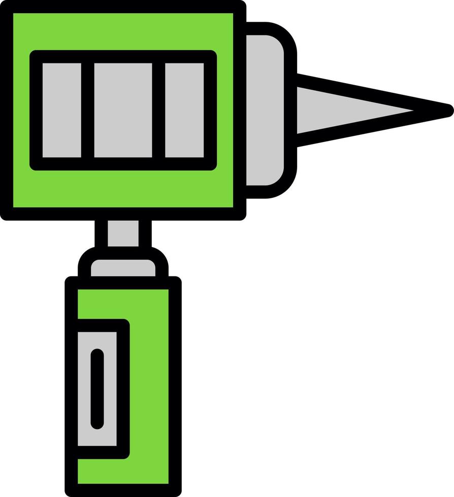conception d'icône de vecteur d'otoscopie