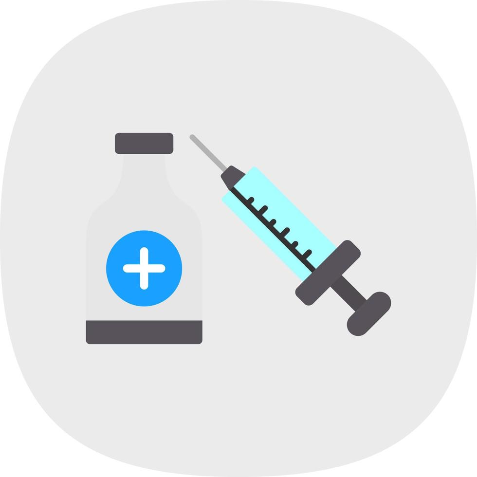 conception d'icône de vecteur de vaccination