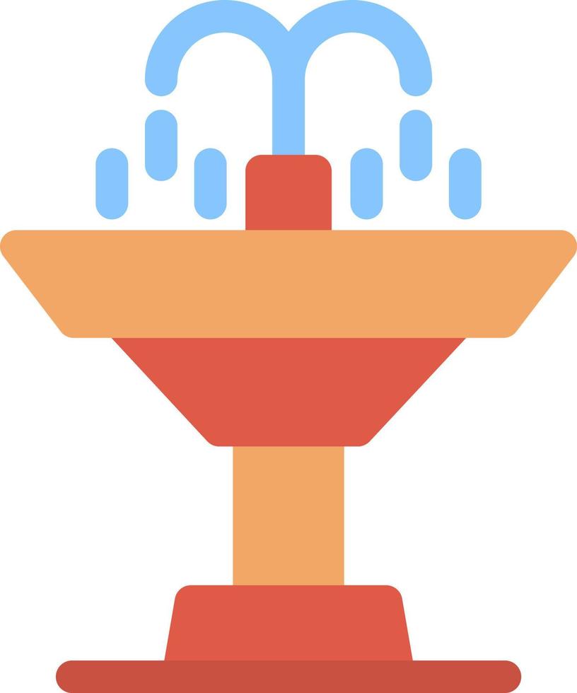 conception d'icône de vecteur de fontaine