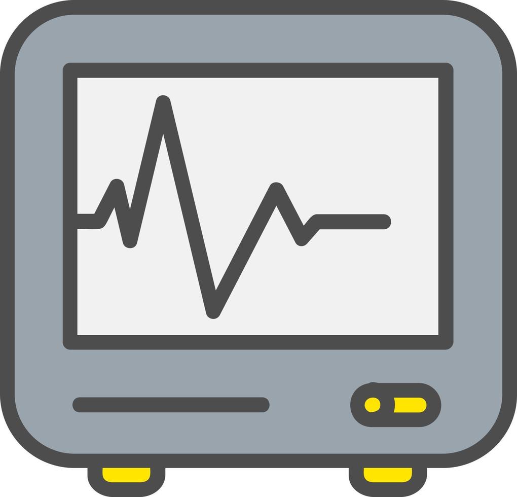 icône de vecteur de cardiogramme