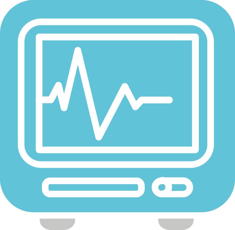 icône de vecteur de cardiogramme