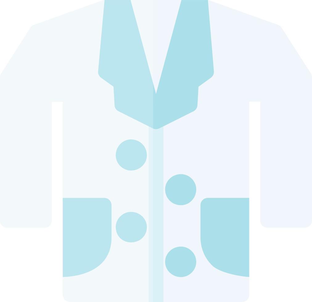 conception d'icône vectorielle manteau médecin vecteur