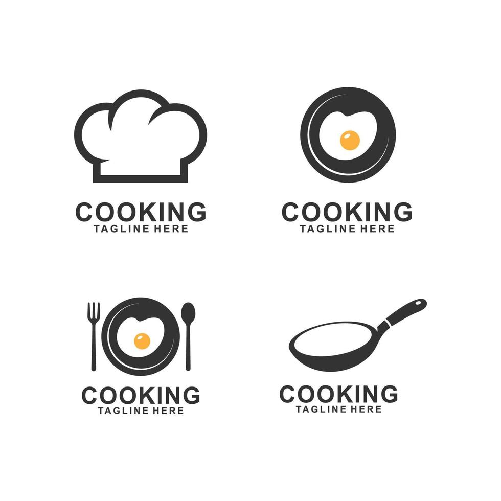modèle de logo vectoriel cuisine et coutellerie