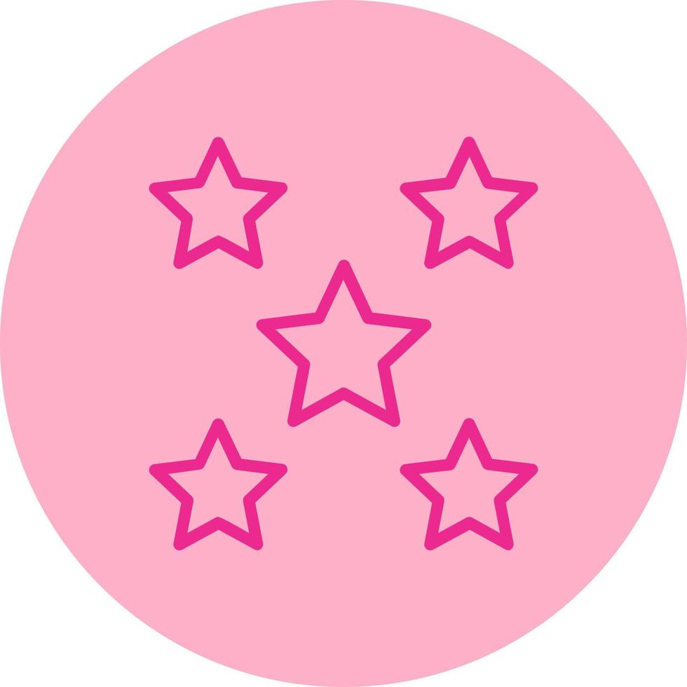 icône de vecteur 5 étoiles