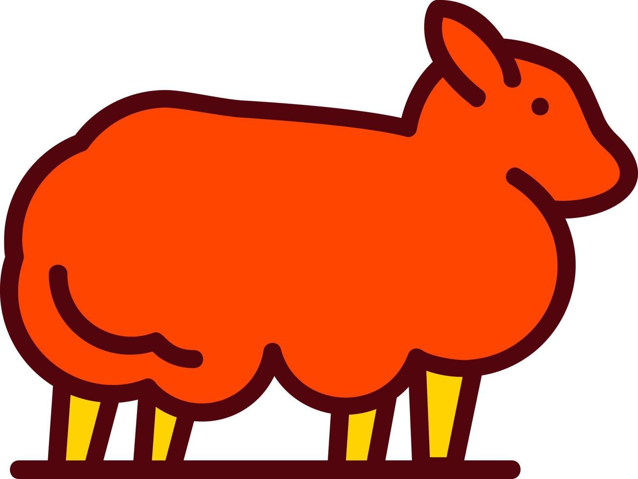 icône de vecteur de mouton