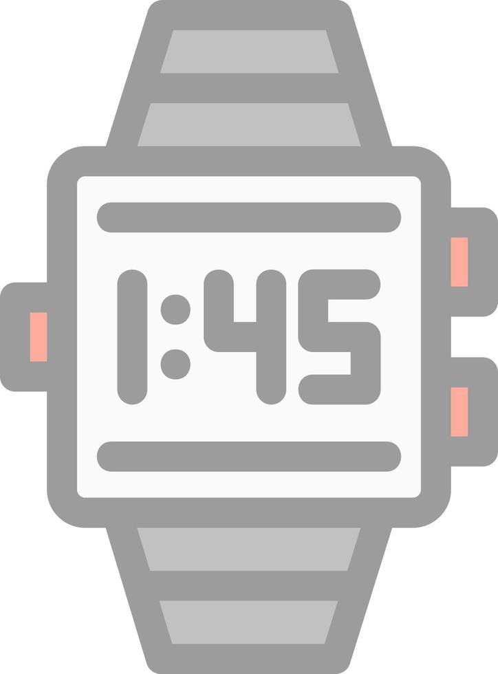 conception d'icônes vectorielles smartwatch vecteur