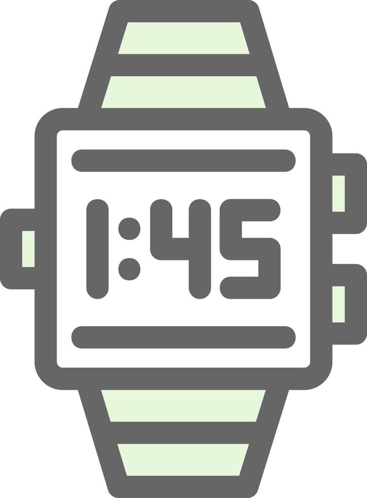 conception d'icônes vectorielles smartwatch vecteur