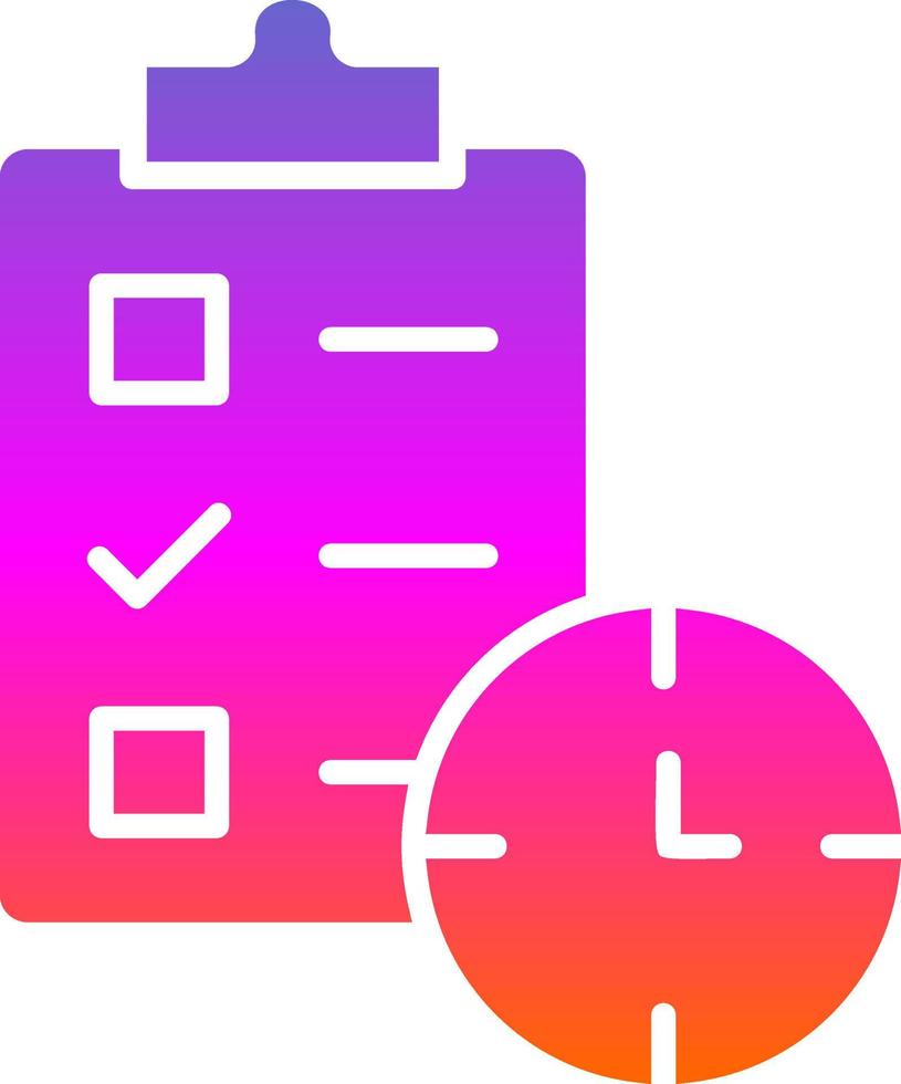 calendrier des tâches conception d'icônes vectorielles vecteur