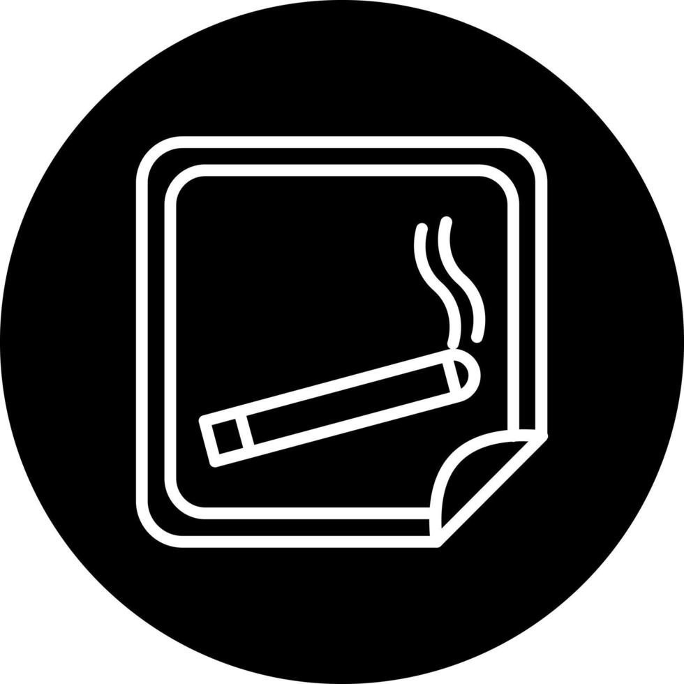 icône de vecteur de patch de nicotine