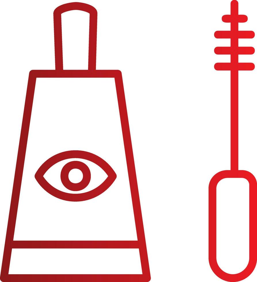 icône de vecteur d'huile de cils