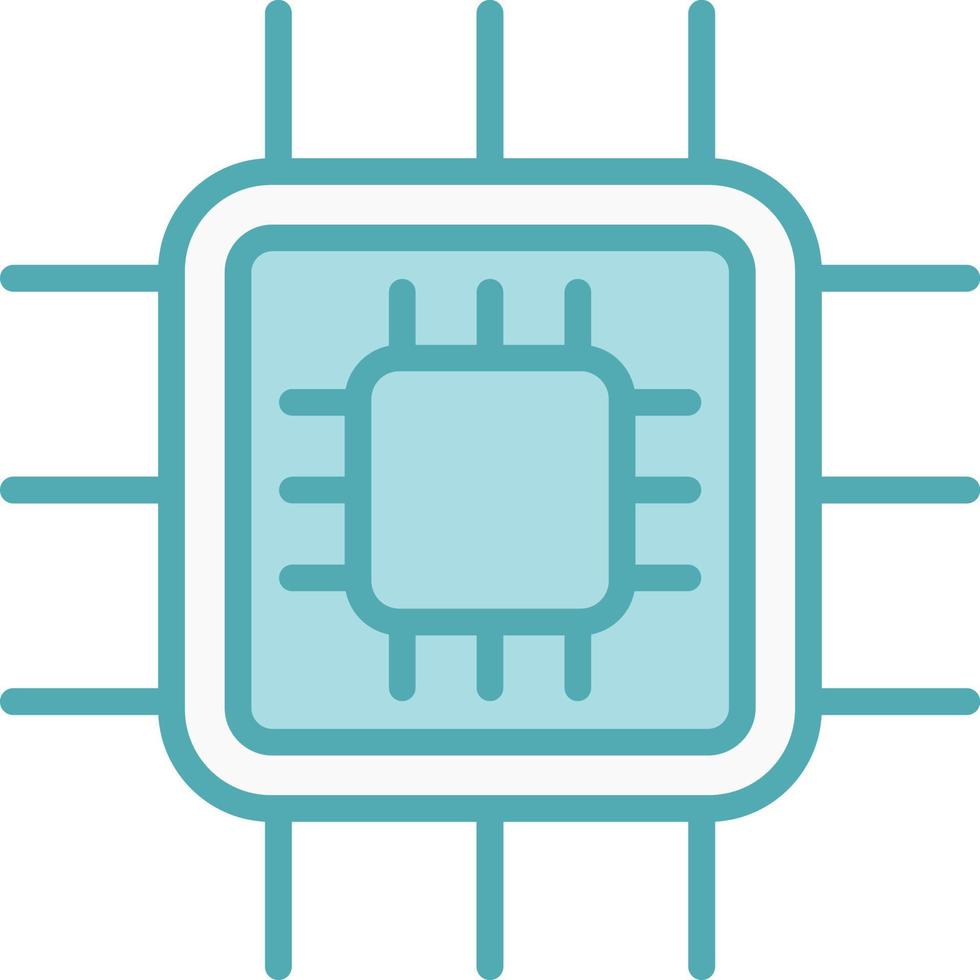 icône de vecteur de processeur