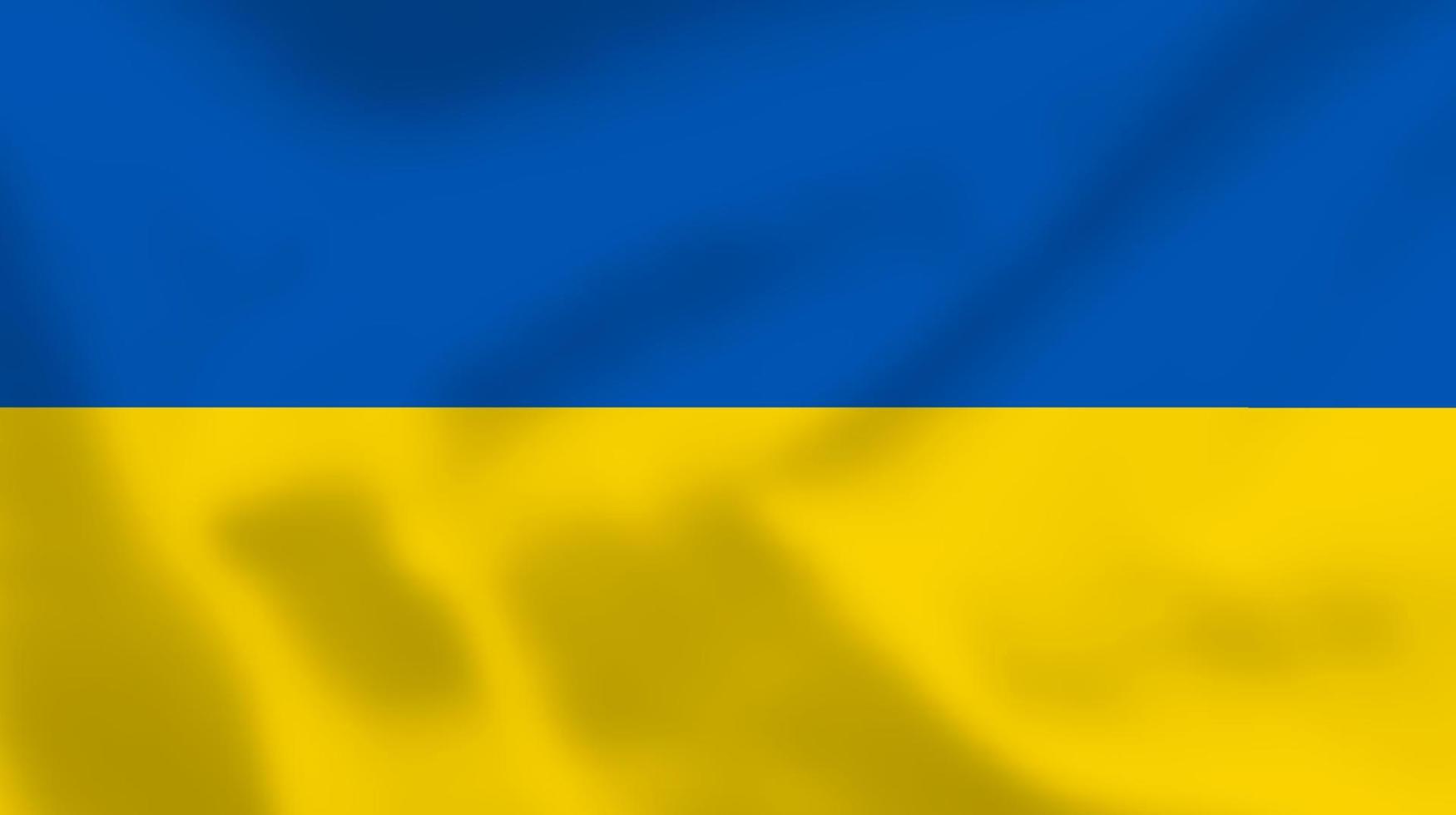 drapeau national ukrainien vecteur