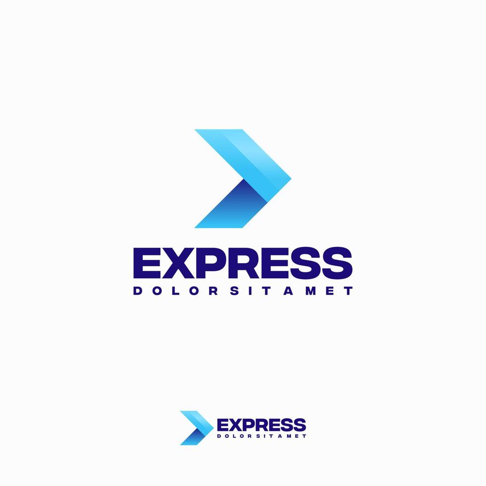 logo de livraison express mondial, modèle de logo vectoriel de société logistique