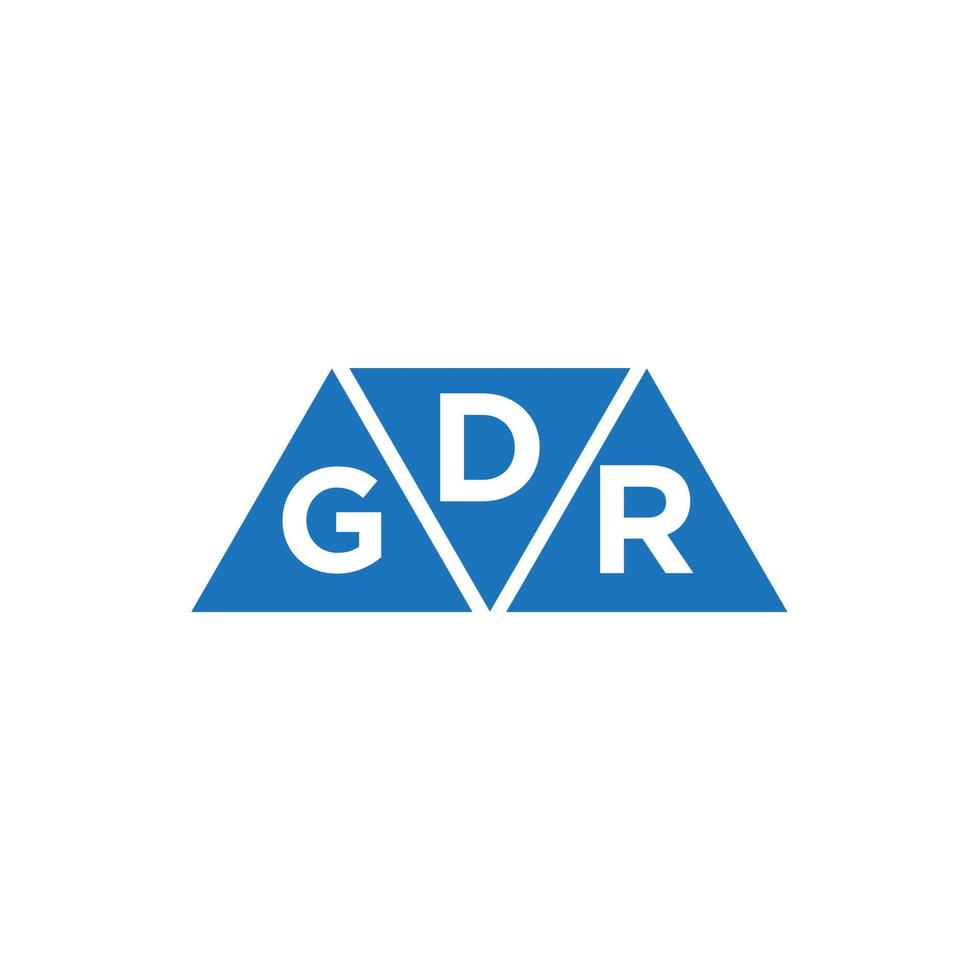 création de logo de comptabilité de réparation de crédit dgr sur fond blanc. dgr creative initiales croissance graphique lettre logo concept. création de logo de finance d'entreprise dgr. vecteur