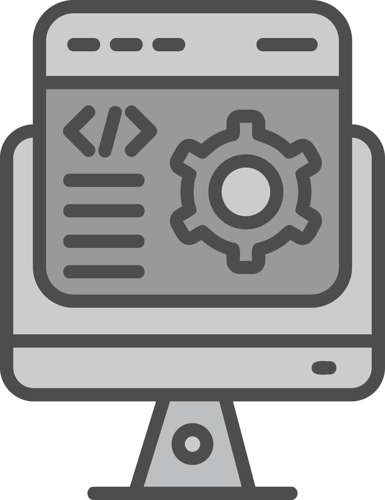 conception d'icône vectorielle de développeur de logiciel vecteur