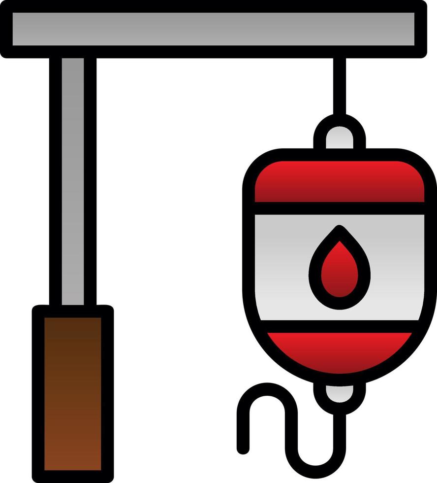 conception d'icône de vecteur de transfusion sanguine