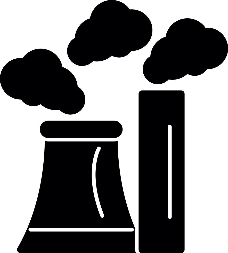 conception d'icône de vecteur de pollution de l'air