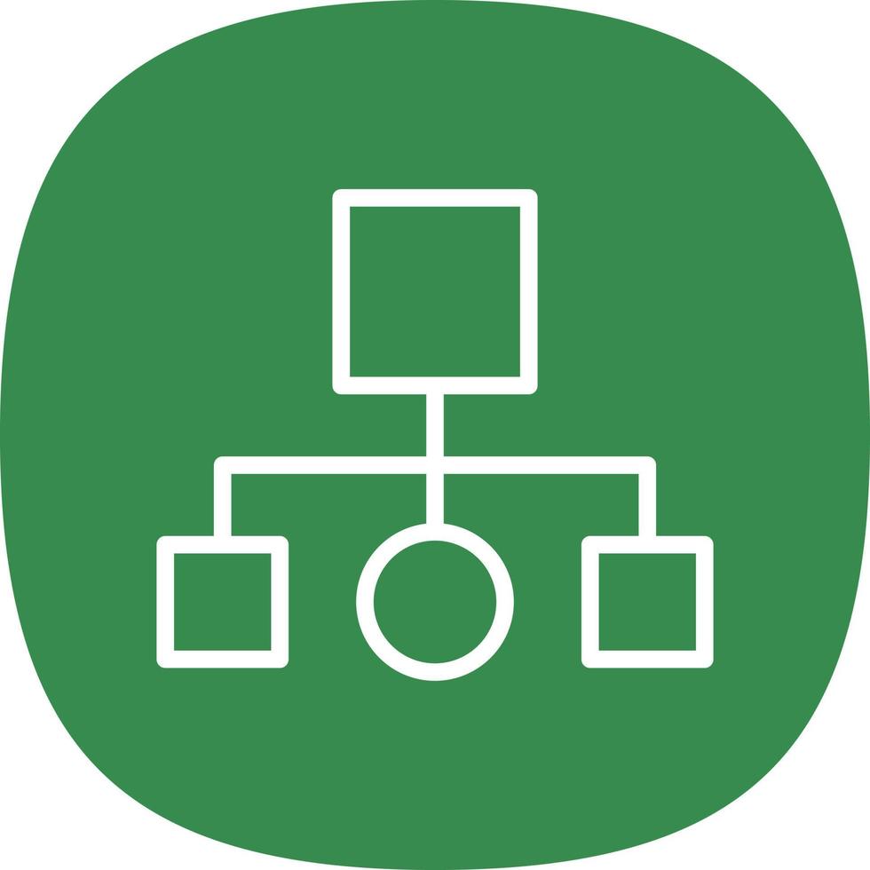 conception d'icône de vecteur de hiérarchie