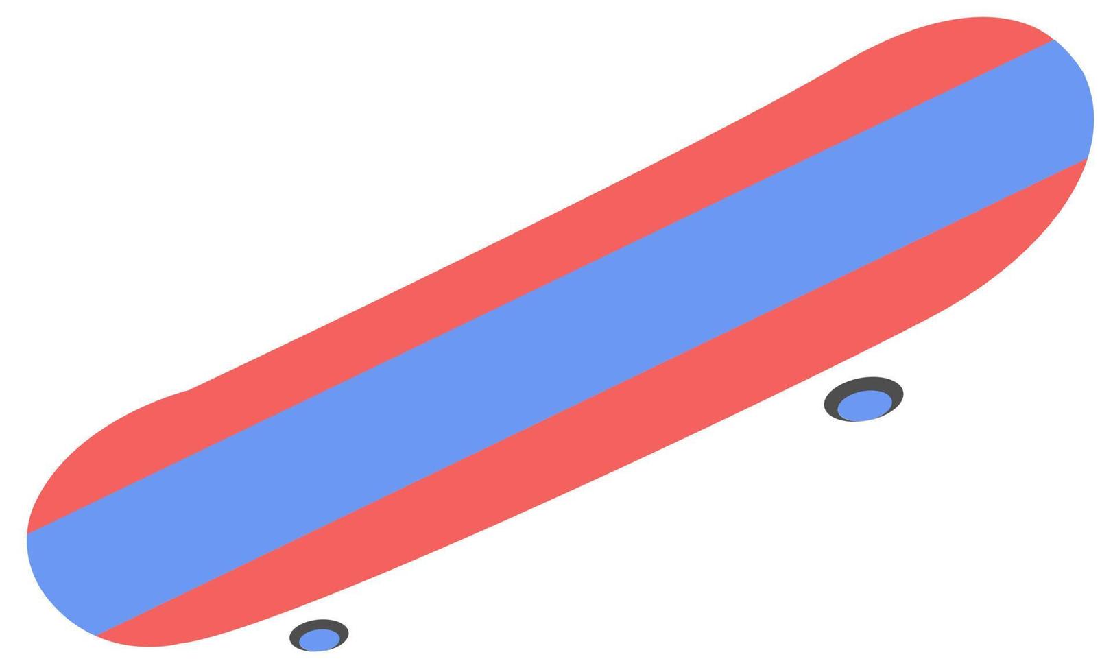 illustration vectorielle d'autocollant de planche à roulettes rétro vecteur