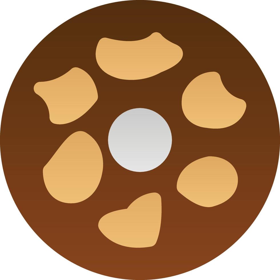conception d'icône de vecteur de truffe