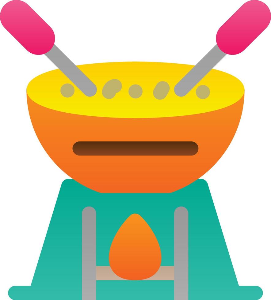 conception d'icône vecteur fondue