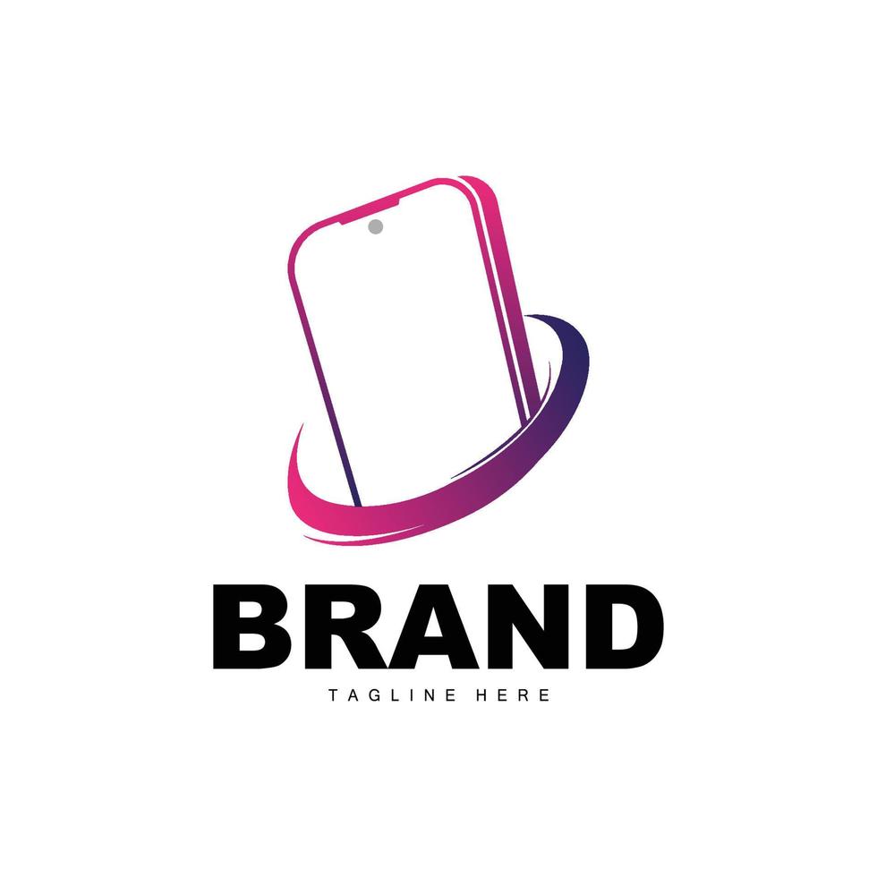 logo smartphone, vecteur électronique moderne, conception de boutique smartphone, produits électroniques