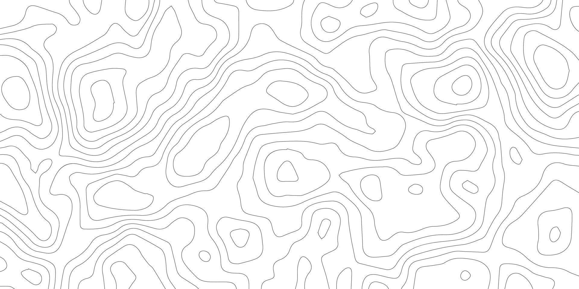 carte topographique, vecteur de fond abstrait et fond de carte de ligne de motif topographique. fond abstrait découpé en papier ondulé, fond de ligne ondulée, grille géographique. vecteur, illustration